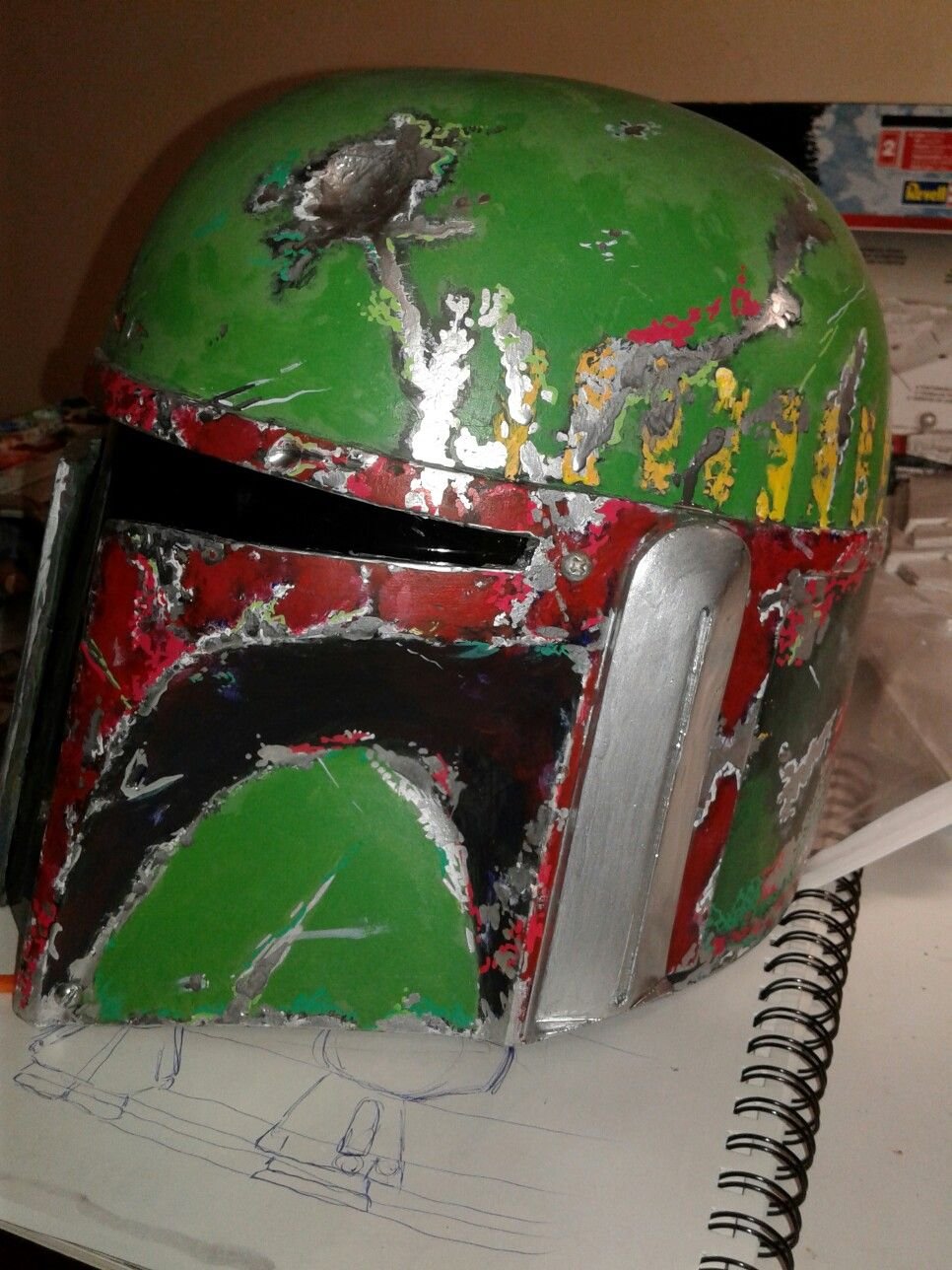 Painting & Weathering Boba Fett Helmets Like a Pro Without Airbrush